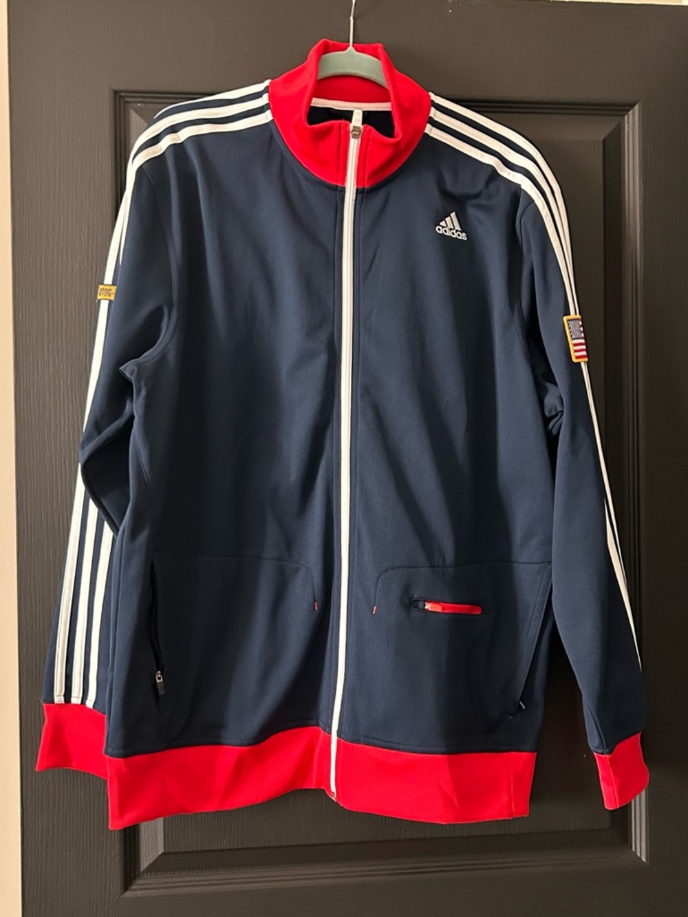 “NWOT” ADIDAS USA TRACK JACKET